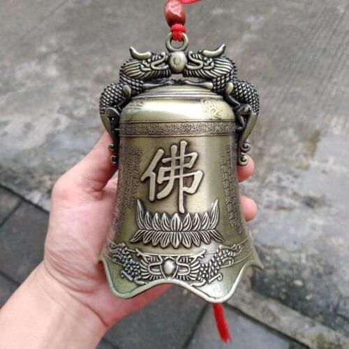 Alloy copper antique copper bell wind chime modeled after an antique home desktop decor decoration ornaments(A830)