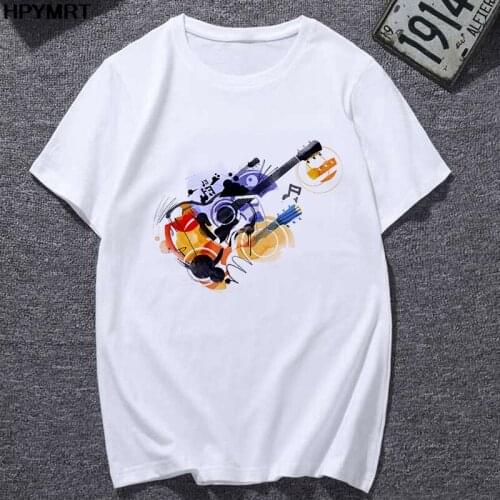New summer T shirt Women aesthetics Color pattern printed fashion Harajuku T-shirt female casual white tops T Shirt clothing