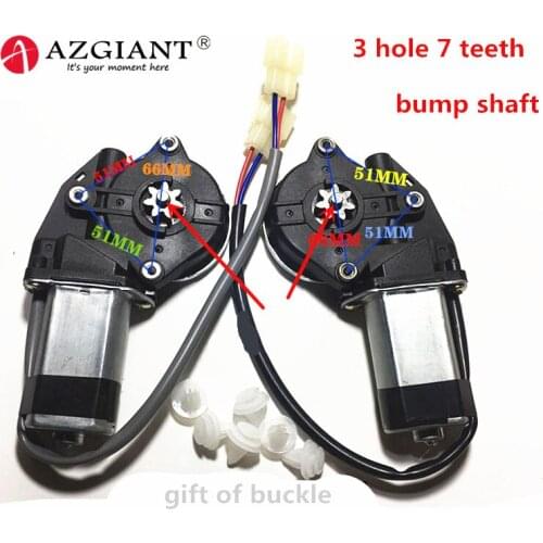 1 pcs 12V Electric Car Window Motor Glass Lifter Regulator Left Right Convex Shaft 2000 For Mitsubishi adventure Parts Original