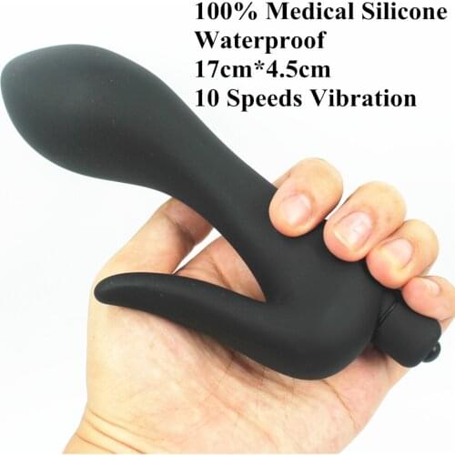 10 speeds strong vibration medical silicone waterproof big thick vibrator g spot massager woman sex toy sex product