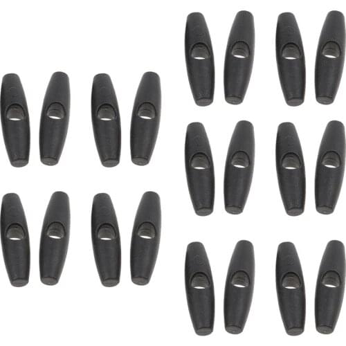 20 pcs Outdoor Tent Fly Tie Up Roll Fasten Buckle for Backpack Tie Down