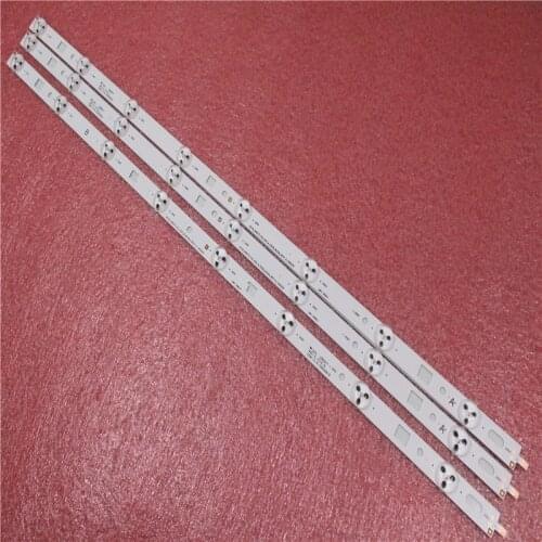 3Pcs LED Backlight Strip for S ony 32"TV for SAMSUNG_2014_SONY_DIRECT_FIJL_32V_A3228_8LEDs_REV1.2 LM41-00091K LM41-00091J 612mm