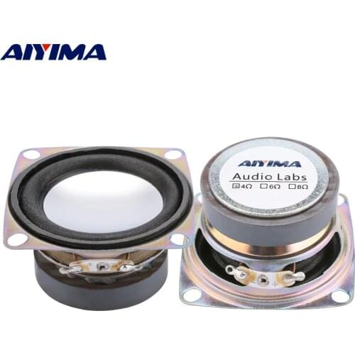 AIYIMA 2Pcs 2 Inch Full Range Tweeter Mini Speaker 4 Ohm 3W Stereo Loudspeakers Box DIY Portable Sound Speakers
