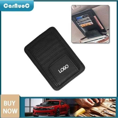 Car Vehicle Sun Visor Sunglasses Eyeglasses Glasses Holder Clip Credit Card Package Bag For Toyota Land Cruiser Camry Tundra CHR