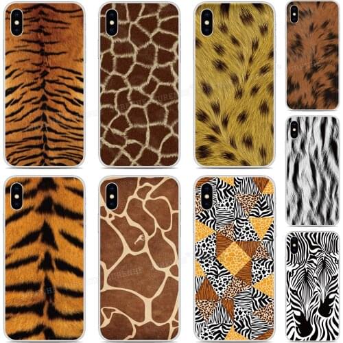 Printed Animal Skin Texture Cover For Vsmart Active 1 Plus Star 3 JOY 4 Live BQ Aquaris X2 X Pro U U2 Lite V VS Phone Case Funda