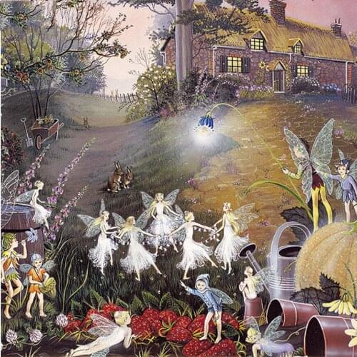 Diy diamond painting cross-stitch kits picture of rhinestone needlework diamond embroidery mosaic canvas Flower fairy AS907