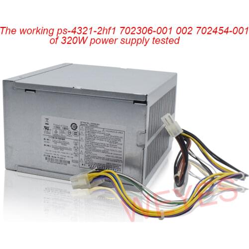 Original For PS-4321-2HF1 702306-001 702454-001 for Elite 600 800 G1 Tower PC 320W Power Supply Well Tested Working