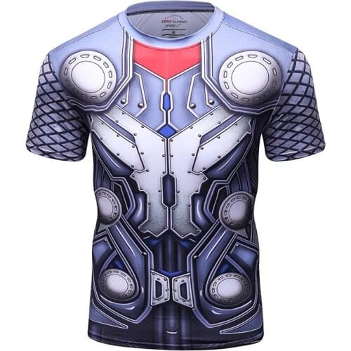 New Design Cody Lundin 3D Printed Oversized Rash Guards Men Running & Fitness Short Sleeve