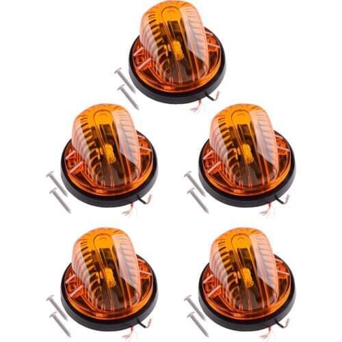 Orange Cab Roof Top Marker Clearance Running Lights Fit For Chevrolet GMC C K Series 1973 1974-1982 1983 1984 1985 1986 1987