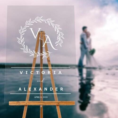 Personalized Acrylic Wedding Welcome Sign Acrylic Wedding Sign,Custom Wedding Signs,Modern Decorations,Wedding Signage