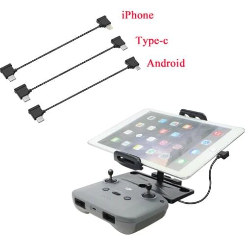 30CM 1M Mavic Air 2/Mini 2 Drone Remote Controller Micro USB Type-C IOS Android Data Cable Tablet Line Wire For DJI Mavic Air 2