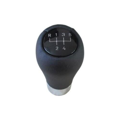 Real Leather 5 speed Gear Shift Knob Metal Ring Fit For BMW E60 E63 E83 E84 E90 E91