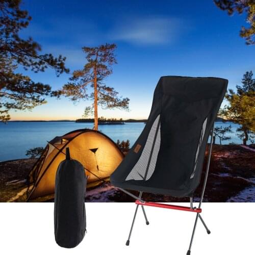 Outdoor Folding Back Chair Portable Camping Fishing Beach Chair for Travel Picnic Hiking Backpacking