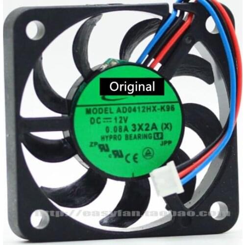 Original 100% working AD0412HX-K96 4006 4CM 12V 0.08A thin silent cooling fan