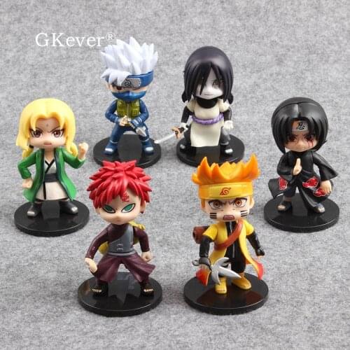 NARUTO Action Figure 10cm Model Toys 6 pcs/Set
