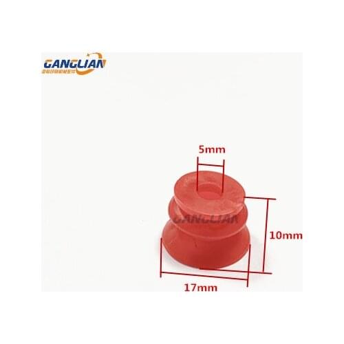 100 Pieces Rubber Sucker Suction Cup Rubber Nozzle For Offset Printing Machine