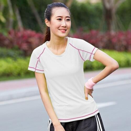2021 Professional Women Breathable Quick Dry Running T Shirt Loose Tops Sport Camping Hiking Cycling T-shirts Tees Asian Size