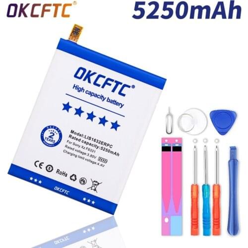 OKCFTC LIS1632ERPC Battery For Sony Xperia XZ XZs F8331 F8332 5250mAh