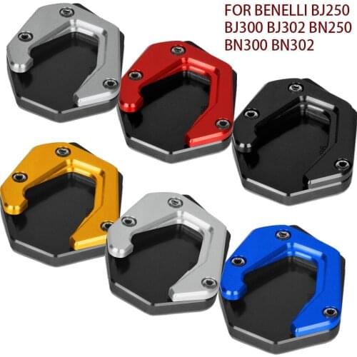 Accessories SIDE STAND ENLARGEMENT For BENELLI leoncino 250/leoncino500 BJ250 BN302 BJ300 BJ302 BN250 BN300 Kickstand Foot Side