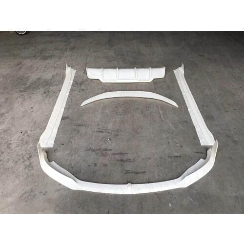 Dry Carbon Fiber Car Front Rear Bumper Lip Splitters Diffuser Spoiler Side Skirts Body Kits for Tesla Model 3 Car Styling