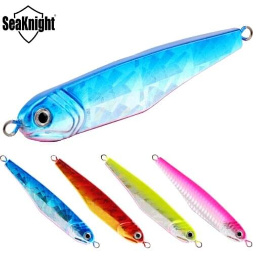 SeaKnight Brand SK301 Series Metal Lures 4Pcs/Lot 30g/40g/50g/60g/80g/100g Fishing Jigging Lure Saltwater Spoon Fishing Bait