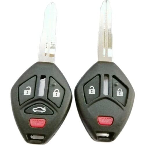 Fob For Mitsubishi Lancer Outlander Endeavor Galant MIT11R Blade Remote Key Shell Case 2+1/3+1 Buttons Car Key Style