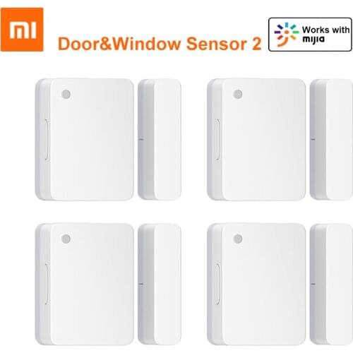 Xiaomi Smart Home Door Window Sensor 2 BlueTooth 5.1 Light Detection Opening Closing Records Unclosed Reminder Works with Mijia