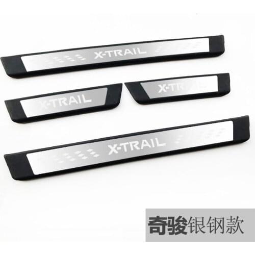 For Nissan X-trail X Trail2014-2019 high-quality Stainless Steel Plate Door Sill Welcome Pedal Car Styling Accessories 4pcs/set