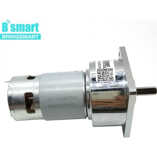 60GA775 High Torque 12v Dc Motor 12V and 24V Of Gear Motor With accurate ball bearing Suitable for electric tools Bringsmart