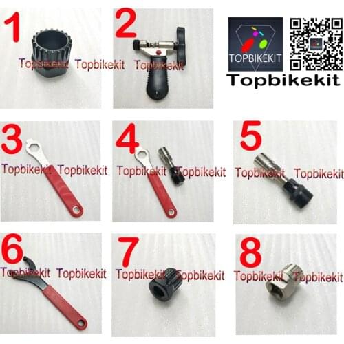 Bicycle Repair tools Cassette Freewheel Remover Carbon Steel Bottom Bracket Crank Wrench Chain Breaker Splitter Cutter