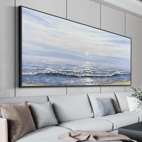 Skilled Artist Hand-painted High Quality Heavy Textured Oil Painting on Canvas Thick Oil Painting for Living Room