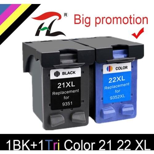 HTL ink cartridge Replacement For hp 21 HP21 for HP 21xl Deskjet F380 F2180 F2280 F4180 F4100 F2100 F2200 F300