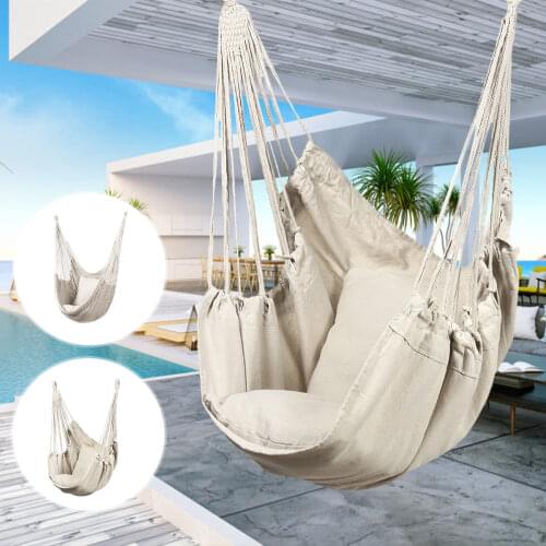 Hammock Chair Outdoor Nordic Indoor Garden Bedroom Ins Furniture Hanging Chair For Child Adult Safety Camping Swing Chair