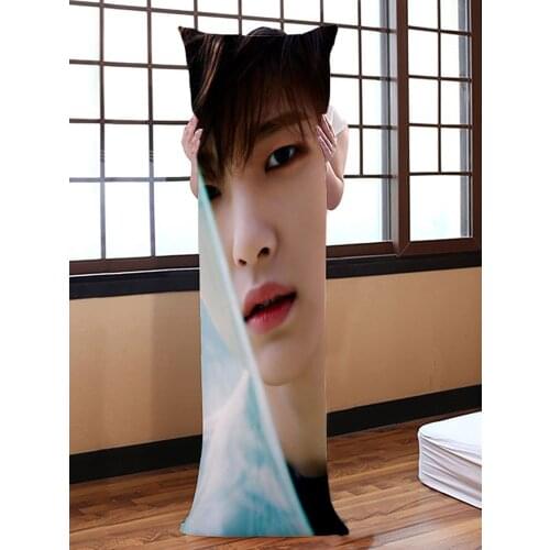 CRAVITY Dakimakura Hugging Body Pillow Case DIY Custom Throw Cushion Pillow Cover 7 Sizes