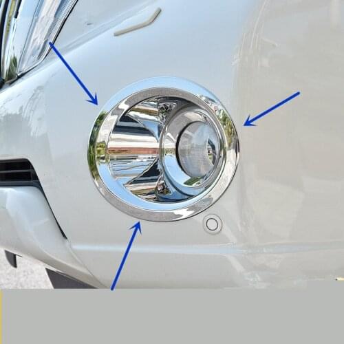Front Fog Light Frame For Toyota Land Cruiser Prado 2700 2014 2015 2016 2017CA059