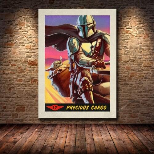 The Mandalorian Disney Popular TV Drama High Definition Printing POSTER CANVAS PAINTING Living Room Bedroom Decoration