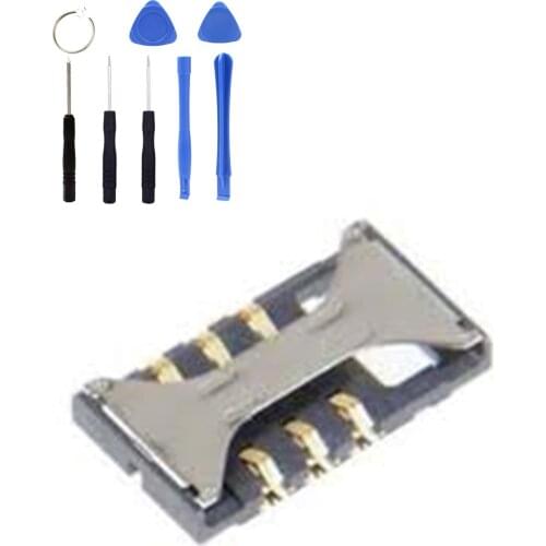 SIM Card Connector sim Socket Holder SIM Card Slot Socket Repair Kit Gift FOR Samsung S5830-İ8190