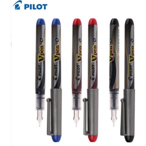 6Pcs/Lot PILOT SVP-4M Disposable Fountain Pen M Nib Signature Ink Pen Japanese Writing Stationery Office& School Supplies