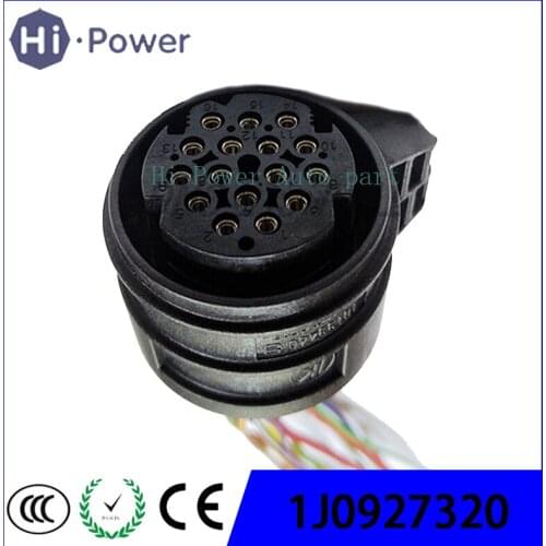 1J0927320 Connector With Wire Mechatronics Wire Harness Part 16 Wires 16 Pins DQ500 0BH 0BT DSG 7-Speed for VW gearbox socket
