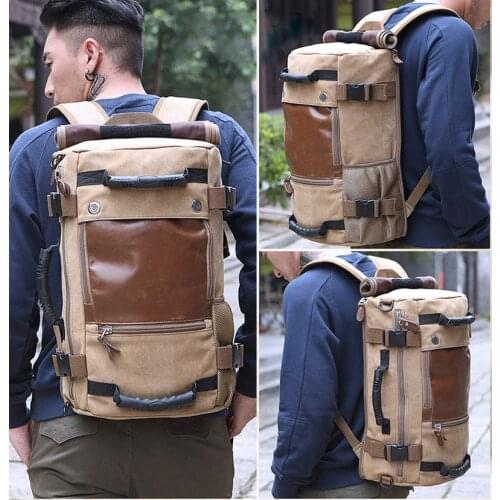 Stylish Travel Large Capacity Backpack Male Luggage Shoulder Bag Computer Backpacking Men Functional Versatile Bags