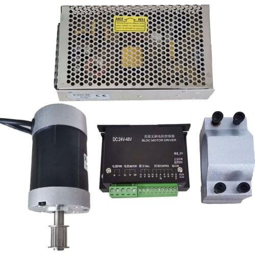 Three Phase Eight Wire 55 Brushless Motor with Inner Rotor, Double Ball Bearings, DC 24V-48V Mute Large Torque Motor High Power