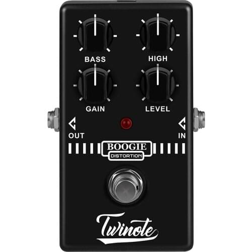 Twinote BOOGIE DISTORTION Analog Old School Distortion Guitar Effect Pedal Processsor with True Bypass For Guitar Accessories