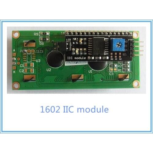 2pcs/lot 16x2 16*2 HD44780 Character LCD Yellow or Blue IIC/I2C Serial Interface Adapter Module for 51 STM MCU UNO Mega 2560