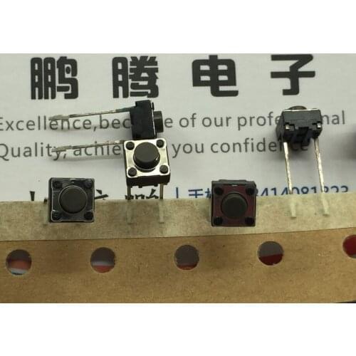 20PCS/lot Original Japanese ALPS SKHVBED010 tact switch 6*6*5 in-line 2-pin square button reset micro-motion long life
