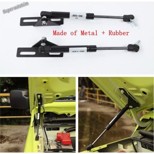 Lapetus Auto Accessories Bonnet Hood Lift Support Spring Gas Bracket Strut Bars Hydraulic Rod Kit Fit For Suzuki Jimny 2019 2020