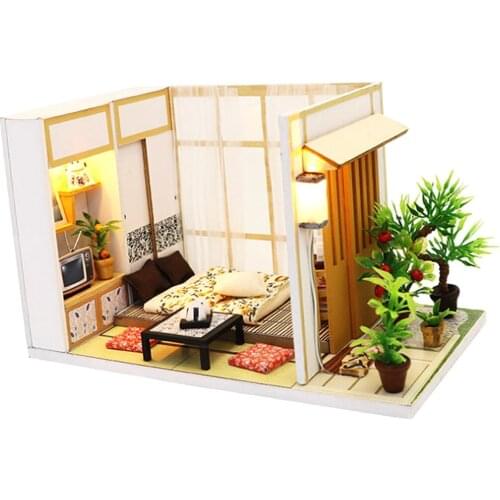 DIY Miniature Dollhouse Furniture Set 1:24 Handmade Gifts -Charming House