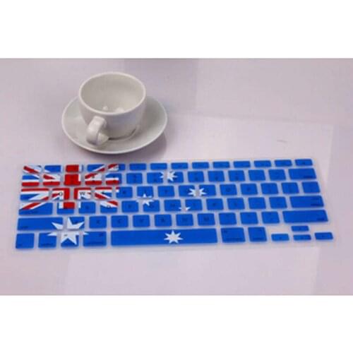 2016 hot new arrival! Australia FLAG pattern Silicone Keyboard Cover Skin for Macbook Pro 13 15 17 inch