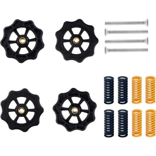 Durable Bed Leveling Springs and Nuts Upgrading Replacements for CR10 Ender 3 Series 3D Printers