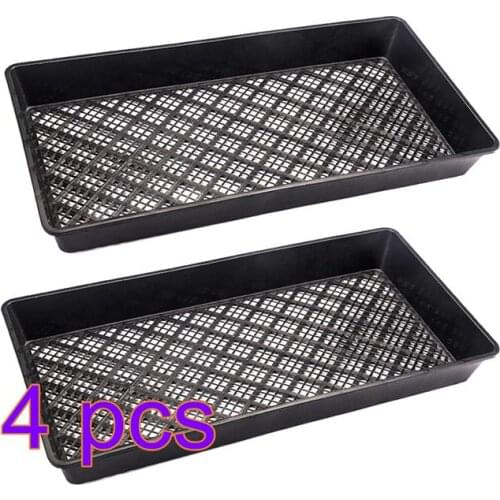 Growing Trays Mesh Plastic Seedling Tray Seed Starters Bottom for Microgreens Soil Blocks Wheatgrass with High Hardness