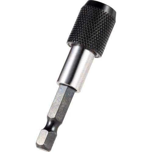 Hex Shank Bit Quick Release Magnetic Screwdriver Holder 1/4" Hex Shank Magnetic Drywall Screw Bit Drill Screw 60mm 19DEC3